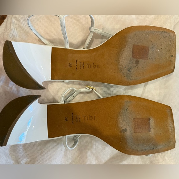 Tibi White Strappy Sandals - Picture 5 of 10